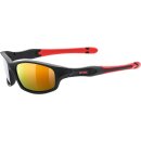 Uvex Sportstyle 507 black mat red/mir.red