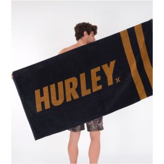 Hurley Fastlane 2 Stripe Towel obsidian