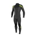 ONeill Epic 4/3 Back Zip Full black/gunmetal/dayglo