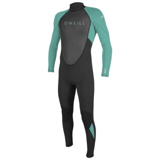 ONeill Youth Reactor-2 3/2 Back Zip Full black/lightaqua Größe 12