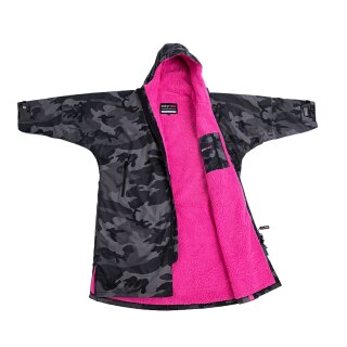 DRYROBE Advance - Long Sleeve black camo/pink