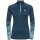 Odlo Sesvenna Graphic Mid Layer 1/2 Zip Women blue wing teal