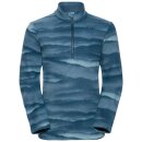 Odlo 1/2 Zip Roy Kids Graphic Mid Layer blue wing teal