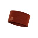 Buff Merino Wide Headband solid sienna
