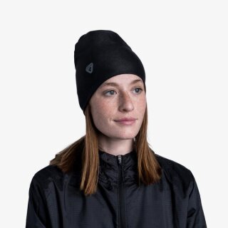 Buff Thermonet Beanie solid black