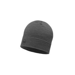 Buff Merino Lightweight Beanie solid grey