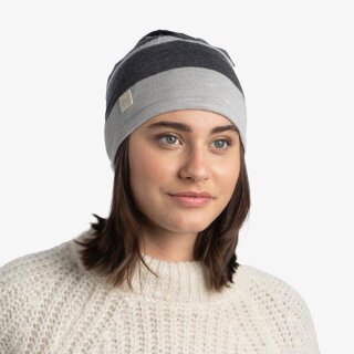 Buff Merino Move Beanie graphite