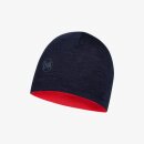 Buff Kids Lightweight Merino Wool Reversible Hat denim -...