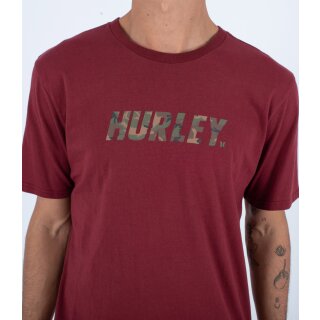 Hurley Fastlane Print Tee russet
