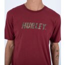 Hurley Fastlane Print Tee russet