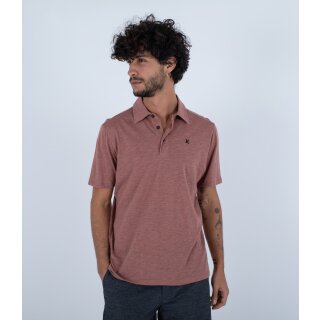 Hurley Ace Vista Polo S/S rust
