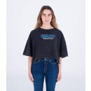 Hurley W Oceancare Tour Cropped S/S Tee black