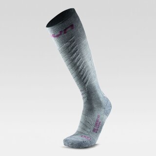 UYN Woman Ski One Comfort Fit Socks Merino grey/purple