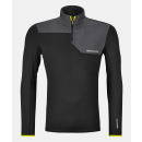 Ortovox Fleece Light Zip Neck M black raven