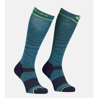 Ortovox Ski Tour LT Comp Long Socks M petrol blue blend