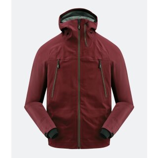Penguin Mens 3L Dermizax Shell Jacket mahagony red