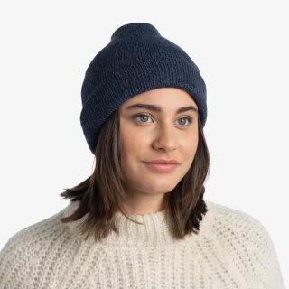 Buff Knitted Hat jarn denim