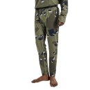 Burton Midweight Base Layer Pants forest moss cookie camo