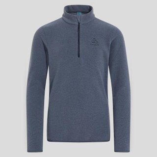 Odlo 1/2 Zip Roy Kids Stripe Mid Layer folkstone gray - india ink