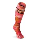 Smartwool WomenS Ski Full Cushion Tie Dye Print OTC Socks power pink