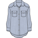 Hurley Jackson Western Button Up bluejay