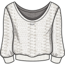 Hurley Amelia Knit Sweater whisper white