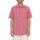 Volcom Newbar Stripe Shirt washed ruby