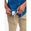 Maier Sports Mats S/S Shirt blue / brown check