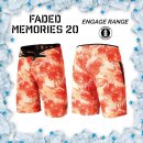 Soöruz M Boardshort Engage 20" Faded Memories orange