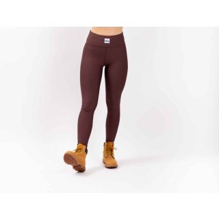 Eivy Pocket Rib Tights chocolate