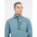 Protest Kody 1/4 Zip Active Top steel blue