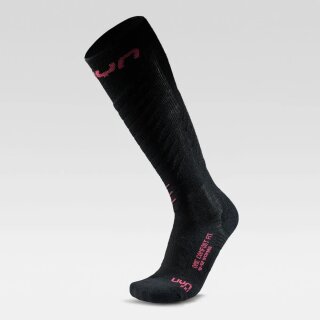 UYN Woman Ski One Comfort Fit Socks black/pink