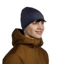 Buff Merino Heavyweight Beanie solid indigo