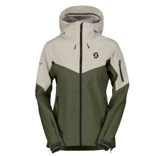 Scott Explorair 3L Jacket W dust white/douglas green