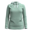 Smartwool Womens Thermal Merino Drape Neck Hoodie arctic green digi snow