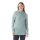 Smartwool Womens Thermal Merino Drape Neck Hoodie arctic green digi snow