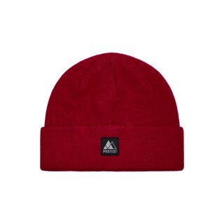 Protest Keeton Beanie velvet red