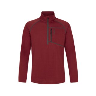 Protest Rekody 1/4 Zip Active Top velvet red