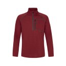 Protest Rekody 1/4 Zip Active Top velvet red