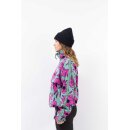 Eivy Ball Fleece turquoise flower