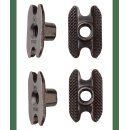 Burton M6 Channel Inserts 4 Pack black
