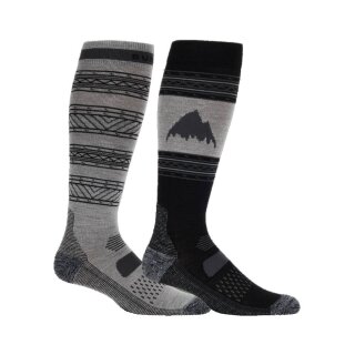 Burton Mns Performance Lightweight Sock 2 Pack true black