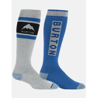 Burton Mns Weekend Midweight Socks 2-Pack gray cloud