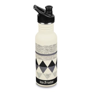 Klean Kanteen Edelstahl Trinkflasche Classic 532ml Sport Cap Pepper Ridge