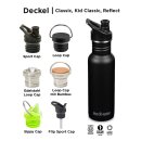 Klean Kanteen Edelstahl Trinkflasche Classic 532ml Sport Cap Pepper Ridge