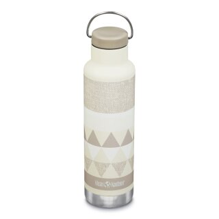 Klean Kanteen Edelstahl Isolierflasche Classic 592ml Loop Cap Salt Flats