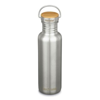 Klean Kanteen Edelstahl Trinkflasche Reflect 800ml Bambus-Schraubverschluss