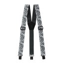 Maier Sports Zoozeal Hosenträger black / white allover