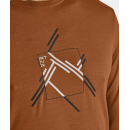 Ortovox 185 Merino MTN Cutout LS M bristle brown