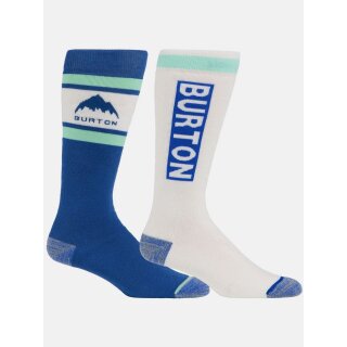 Burton Wms Weekend Midweight Socks 2-Pack jake blue/light teal